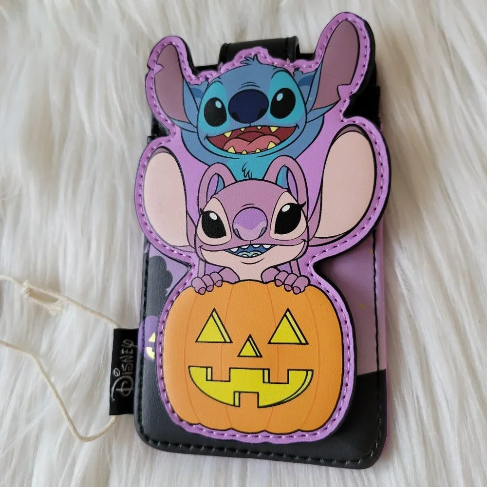 Disney Angel & Stitch Pumpkin Cardholder